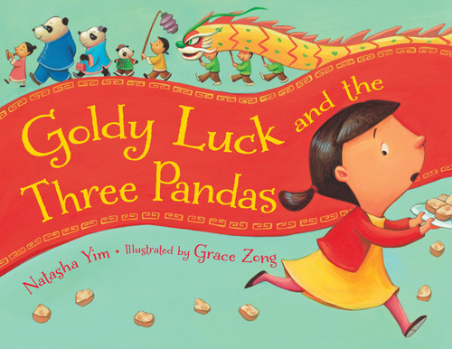 Goldy Luck and the Three Pandas book cover by Natasha Yim