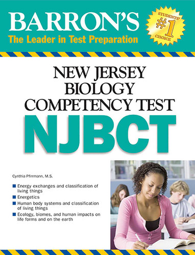 New Jersey Biology Competency Test (Barron's Test Prep NJ) book cover by Cynthia Pfirrmann