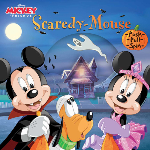 Disney Mickey & Friends: Scaredy-Mouse (Push-Pull-Spin Stories) book cover by Courtney Acampora