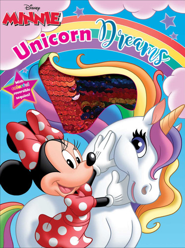Disney Minnie Mouse: Unicorn Dreams (Reversible Sequins) book cover by Maggie Fischer