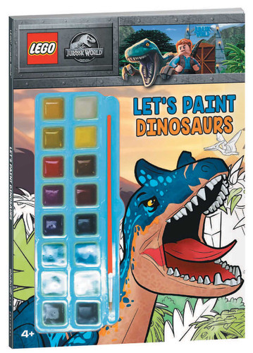 LEGO Jurassic World: Let's Paint Dinosaurs (Color & Activity with Paint) book cover by AMEET Publishing