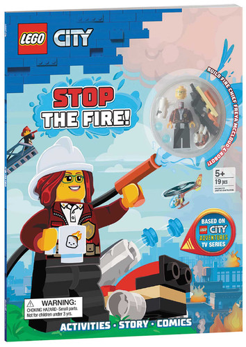 LEGO City: Stop the Fire! (Activity Book with Minifigure) book cover by AMEET Publishing