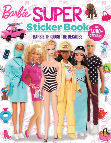 Barbie: Super Sticker Book: Through the Decades (Barbie Through the Decades) book cover by Marilyn Easton