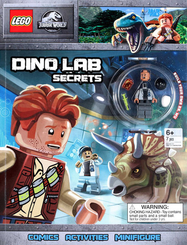 LEGO Jurassic World: Dino Lab Secrets (Activity Book with Minifigure) book cover by AMEET Publishing
