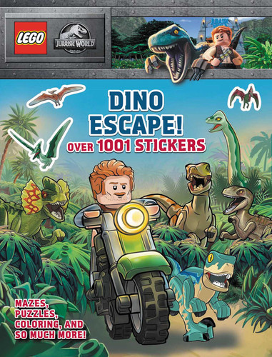 LEGO Jurassic World: Dino Escape!: Over 1001 Stickers (1001 Stickers) book cover by AMEET Publishing