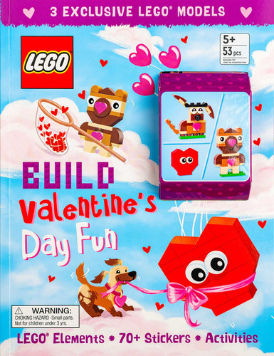 LEGO Books: Build Valentine's Day Fun! (Activity Book with Minifigure) book cover by AMEET Publishing