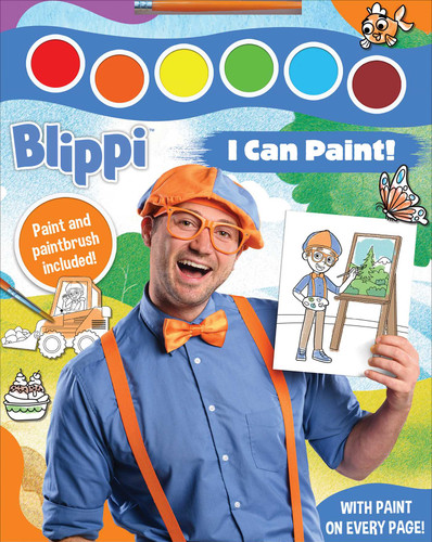 Blippi: I Can Paint! (I Can Paint!) book cover by Editors of Studio Fun International