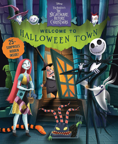 Disney Tim Burton's The Nightmare Before Christmas: Welcome to Halloween Town! (Lift-the-Flap) book cover by Autumn B. Heath