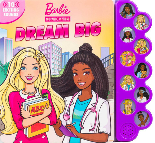 Barbie: You Can Be Anything: Dream Big! (10-Button Sound Books) book cover by Maggie Fischer