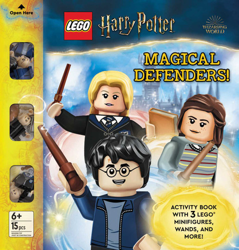 LEGO Harry Potter: Magical Defenders: Activity Book with 3 Minifigures and Accessories (Activity Book with Minifigure) book cover by AMEET Publishing