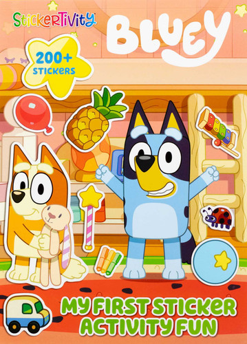 Bluey: Stickertivity: My First Sticker Activity Fun (Stickertivity) book cover by Dienesa Le
