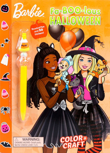 Barbie: Fa-BOO-lous Halloween (Color & Craft) book cover by Maggie Fischer