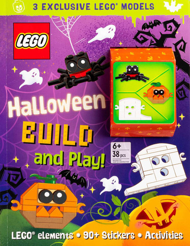 LEGO Books: Halloween Build and Play! (Activity Book with Minifigure) book cover by AMEET Publishing