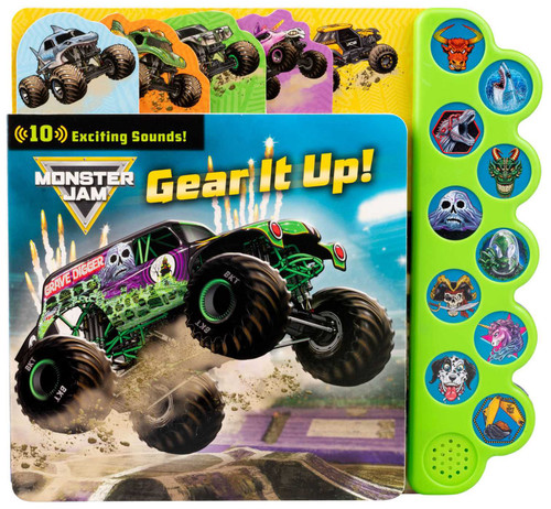 Monster Jam: Gear it Up! (10-Button Sound Books) book cover by Delaney Foerster