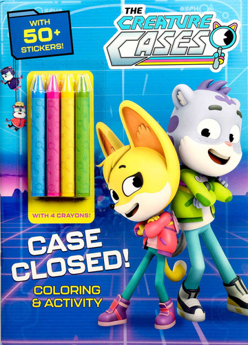 Creature Cases: Case Closed! (Color & Activity with Crayons) book cover by Maggie Fischer