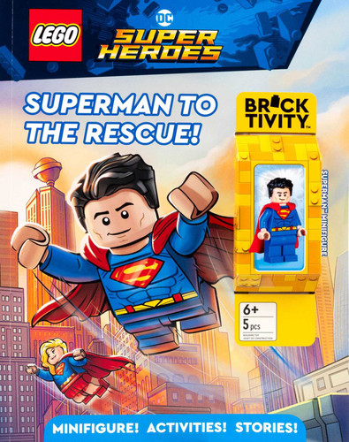 LEGO DC Super Heroes: Superman to the Rescue! (Activity Book with Minifigure) book cover by AMEET Publishing