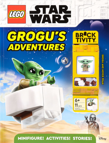 LEGO Star Wars: Grogu's Adventures (Activity Book with Minifigure) book cover by AMEET Publishing
