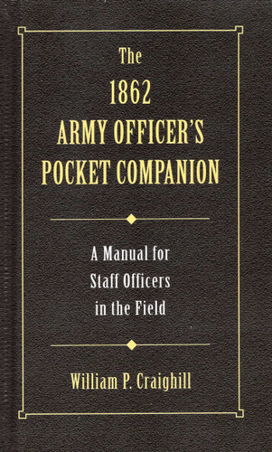 1862 Army Officer's Pocket Companion book cover by William P. Craighill