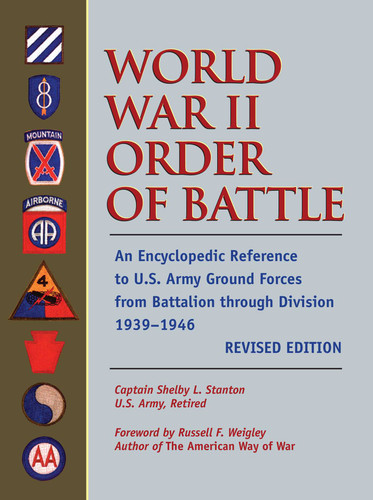World War II Order of Battle book cover by Shelby L. Stanton, Russell F. Weigley