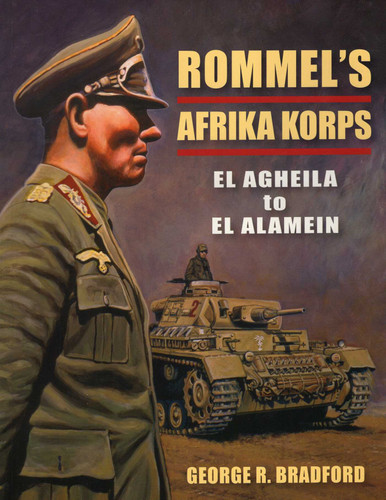 Rommel's Afrika Korps book cover by George Bradford