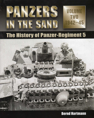 Panzers in the Sand book cover by Bernd Hartmann