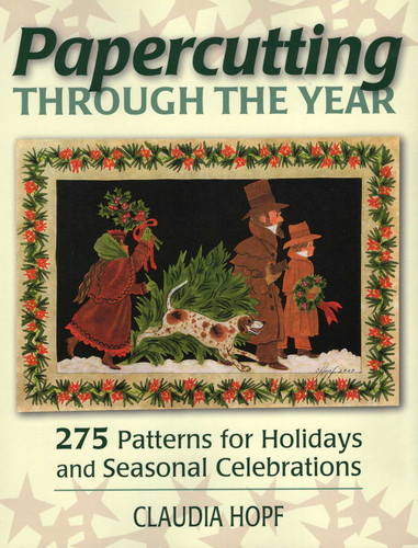 Papercutting Through the Year book cover by Claudia Hopf