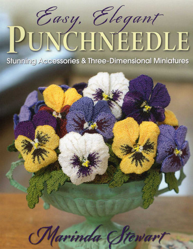 Easy, Elegant Punchneedle book cover by Marinda Stewart