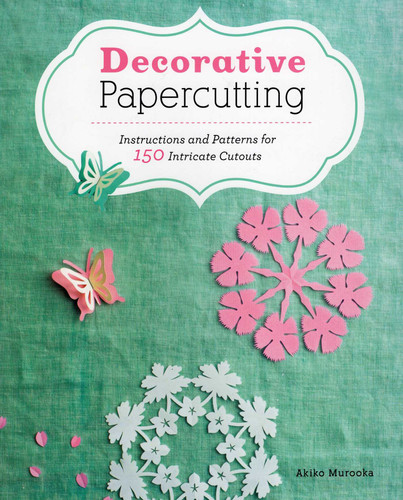 Decorative Papercutting book cover by Akiko Murooka