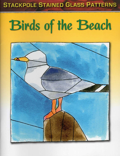 Birds of the Beach (Stained Glass Patterns) book cover by Sandy Allison