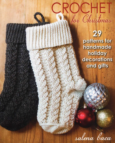 Crochet for Christmas book cover by Salena Baca