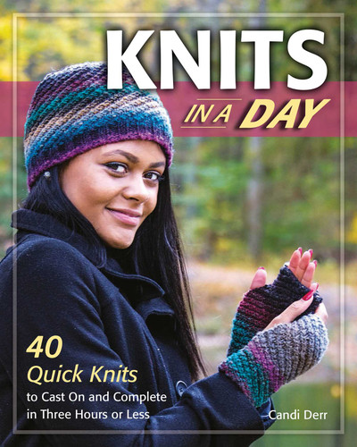 Knits in a Day: 40 Quick Knits to Cast On and Complete in Three Hours or Less book cover by Candi Derr