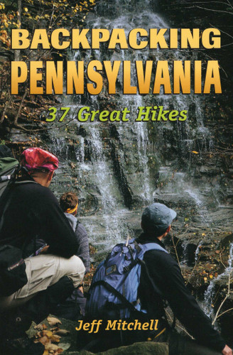 Backpacking Pennsylvania book cover by Jeff Mitchell