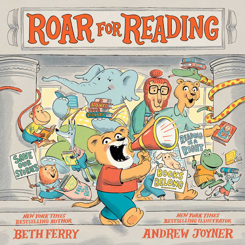 Roar for Reading book cover by Beth Ferry