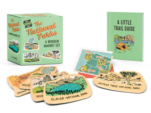 The National Parks: A Wooden Magnet Set (This Is a Book for People Who Love) book cover by Matt Garczynski