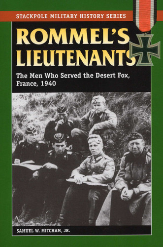Rommel's Lieutenants (Stackpole Military History Series) book cover by Samuel W. Mitcham