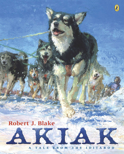 Akiak: A Tale From the Iditarod book cover by Robert J. Blake