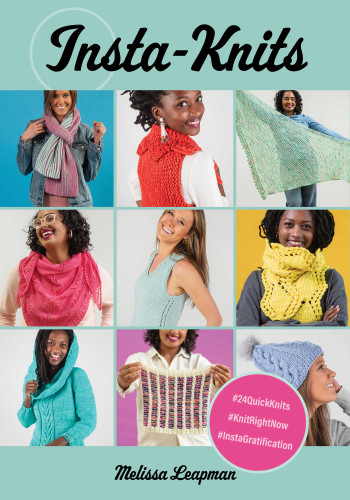 InstaKnits book cover by Melissa Leapman
