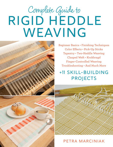 Complete Guide to Rigid Heddle Weaving book cover by Petra Marciniak