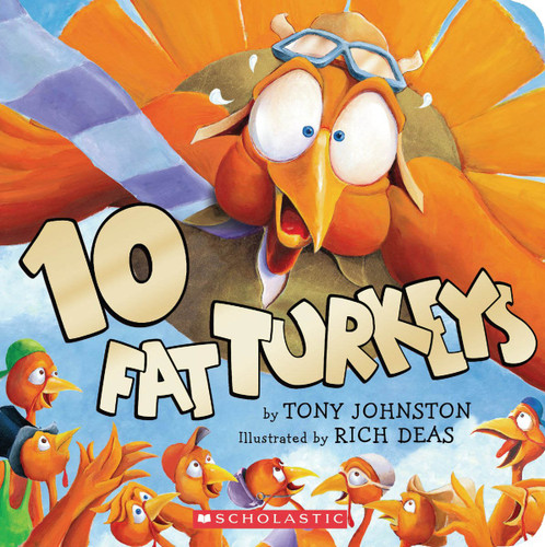 10 Fat Turkeys book cover by Tony Johnston