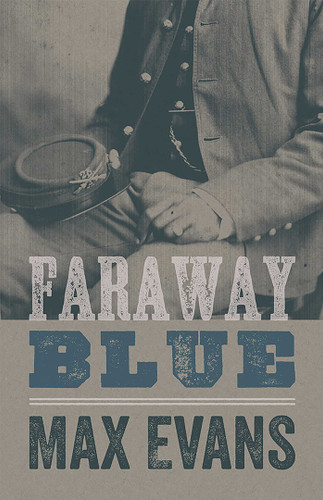 Faraway Blue book cover by Max Evans