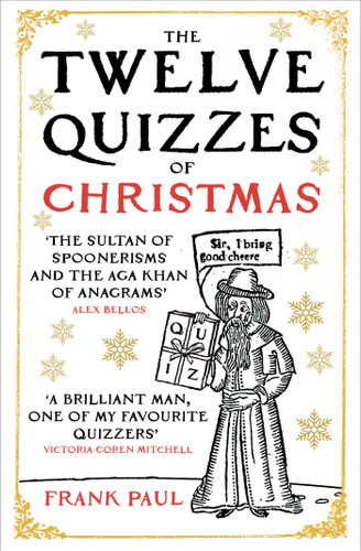 The Twelve Quizzes of Christmas book cover by Frank Paul
