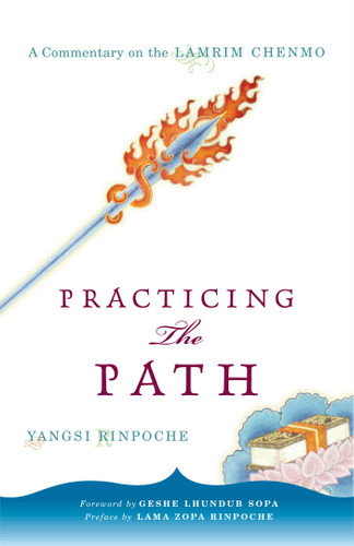 Practicing the Path: A Commentary on the Lamrim Chenmo book cover by Yangsi