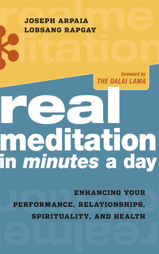 Real Meditation in Minutes a Day: Enhancing Your Performance, Relationships, Spirituality, and Health book cover by Joseph Arpaia, Lobsang Rapgay