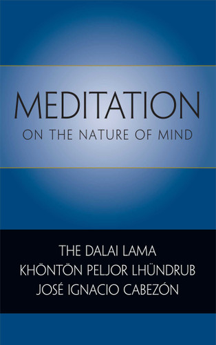 Meditation on the Nature of Mind book cover by Dalai Lama, Khonton Peljor Lhundrub, Jose Ignacio Cabezon