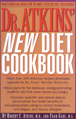 Dr. Atkins' New Diet Cookbook book cover by Robert C. Atkins, Fran Gare