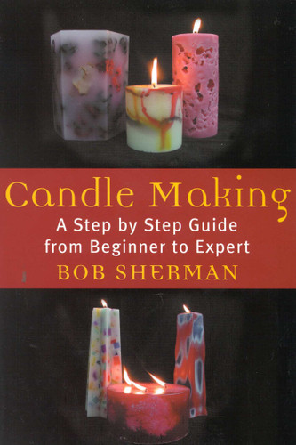 Candlemaking book cover by Bob Sherman