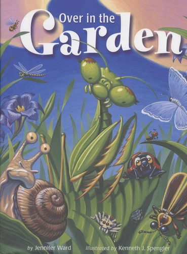 Over in the Garden book cover by Jennifer Ward