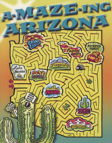 A-Maze-ing Arizona book cover by 