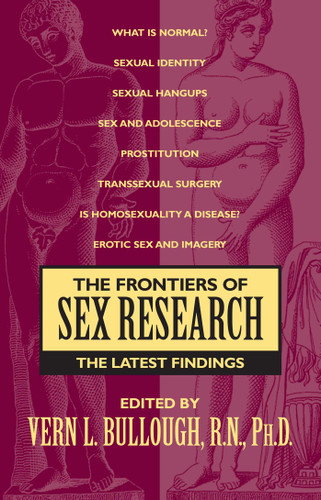 Frontiers of Sex Research book cover by 