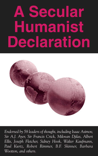 Secular Humanist Declaration book cover by Paul Kurtz